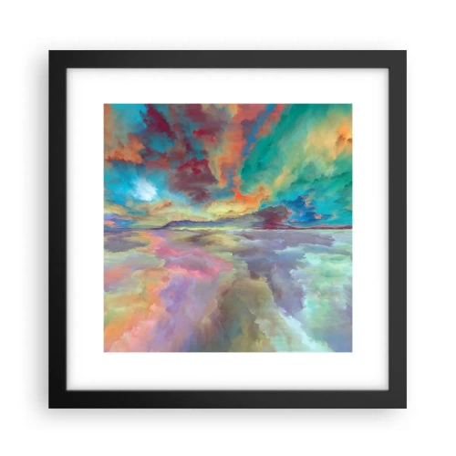 Poster in cornice nera - Due cieli - 30x30 cm