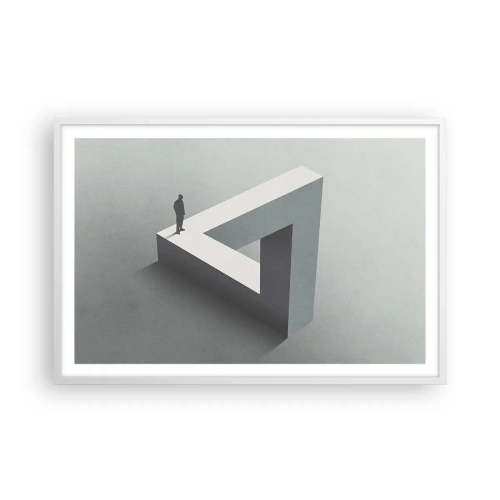 Poster in cornice bianca - Eppure è possibile - 91x61 cm