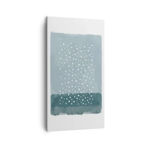 Quadro su tela - Stampe su Tela - Spuntate nel blu - 45x80 cm