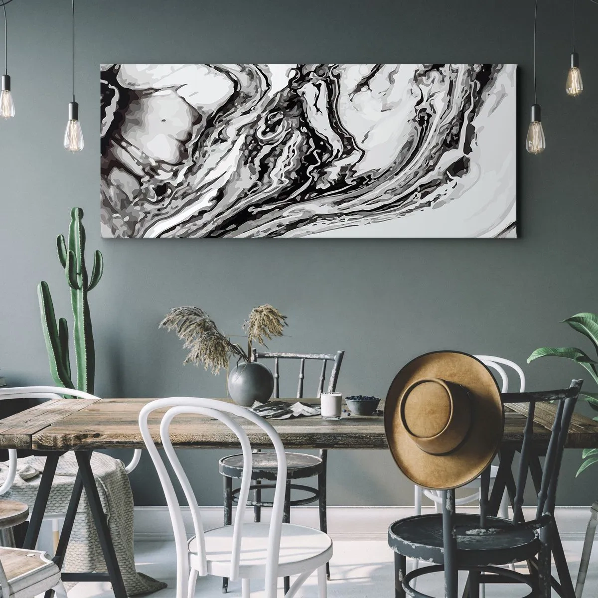 Quadro su tela - Stampe su Tela - All'inizio vi era il caos - 100x40 cm