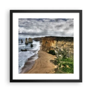 Poster in cornice nera - Bellezza selvatica - 40x40 cm