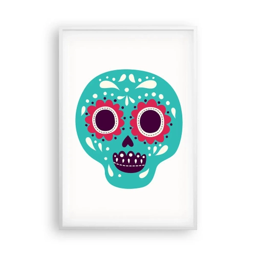 Poster in cornice bianca - Vita: un gioco fino alla morte - 61x91 cm