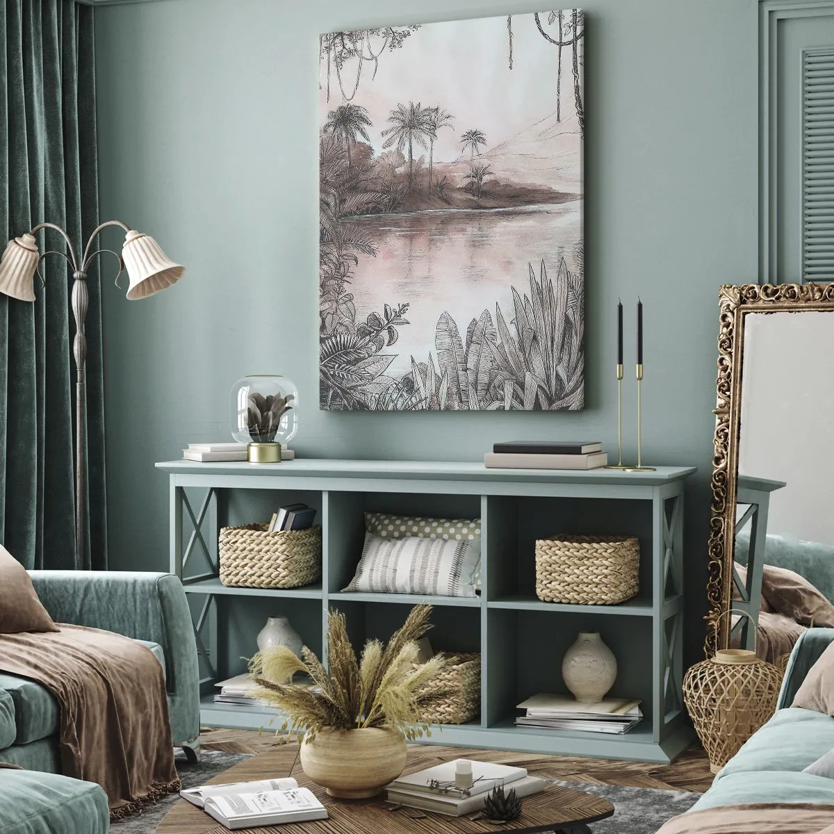 Quadro su tela - Stampe su Tela - Diario di un esploratore del 19esimo secolo - 45x80 cm