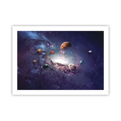 Poster - Sistema solare danzante - 70x50 cm