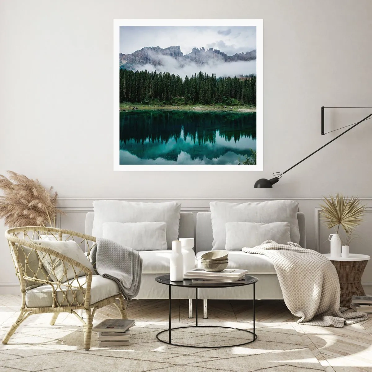 Poster - Silenzio, non svegliamo l'acqua che dorme... - 40x40 cm