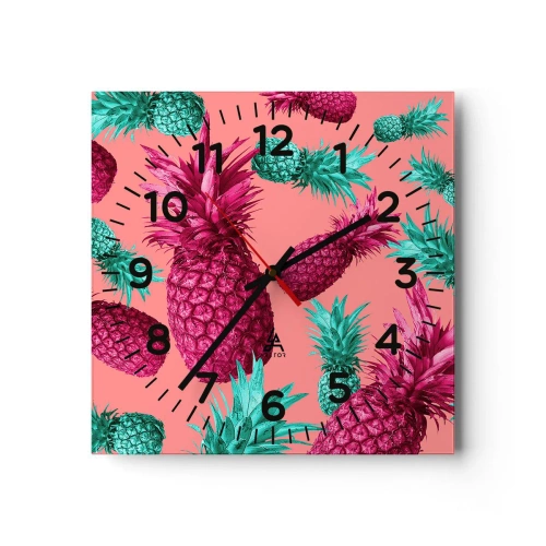 Orologio da parete - Orologio in Vetro - La libertà è dolce - 30x30 cm