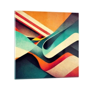 Quadro su vetro - Composizione intensa - 50x50 cm