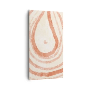 Quadro su tela - Stampe su Tela - Cerchi di corallo - 55x100 cm