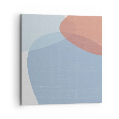 Quadro su tela - Stampe su Tela - Legami pastello - 70x70 cm