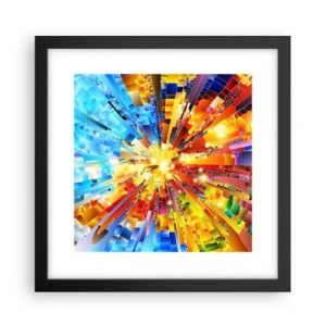 Poster in cornice nera - In medias res - 30x30 cm