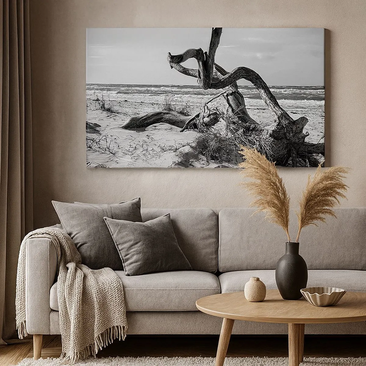 Quadro su tela - Stampe su Tela - Scolpito dal mare - 100x40 cm