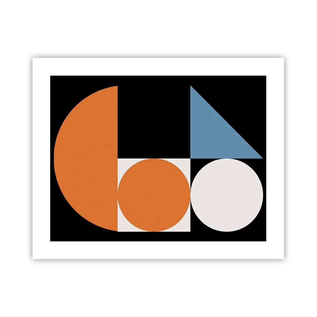 Poster - Composizione di figure - 50x40 cm