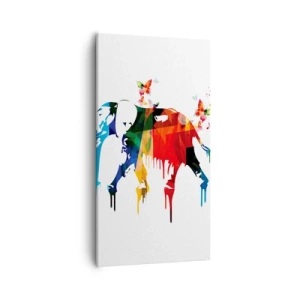 Quadro su tela - Stampe su Tela - Ognuno può ballare - 55x100 cm
