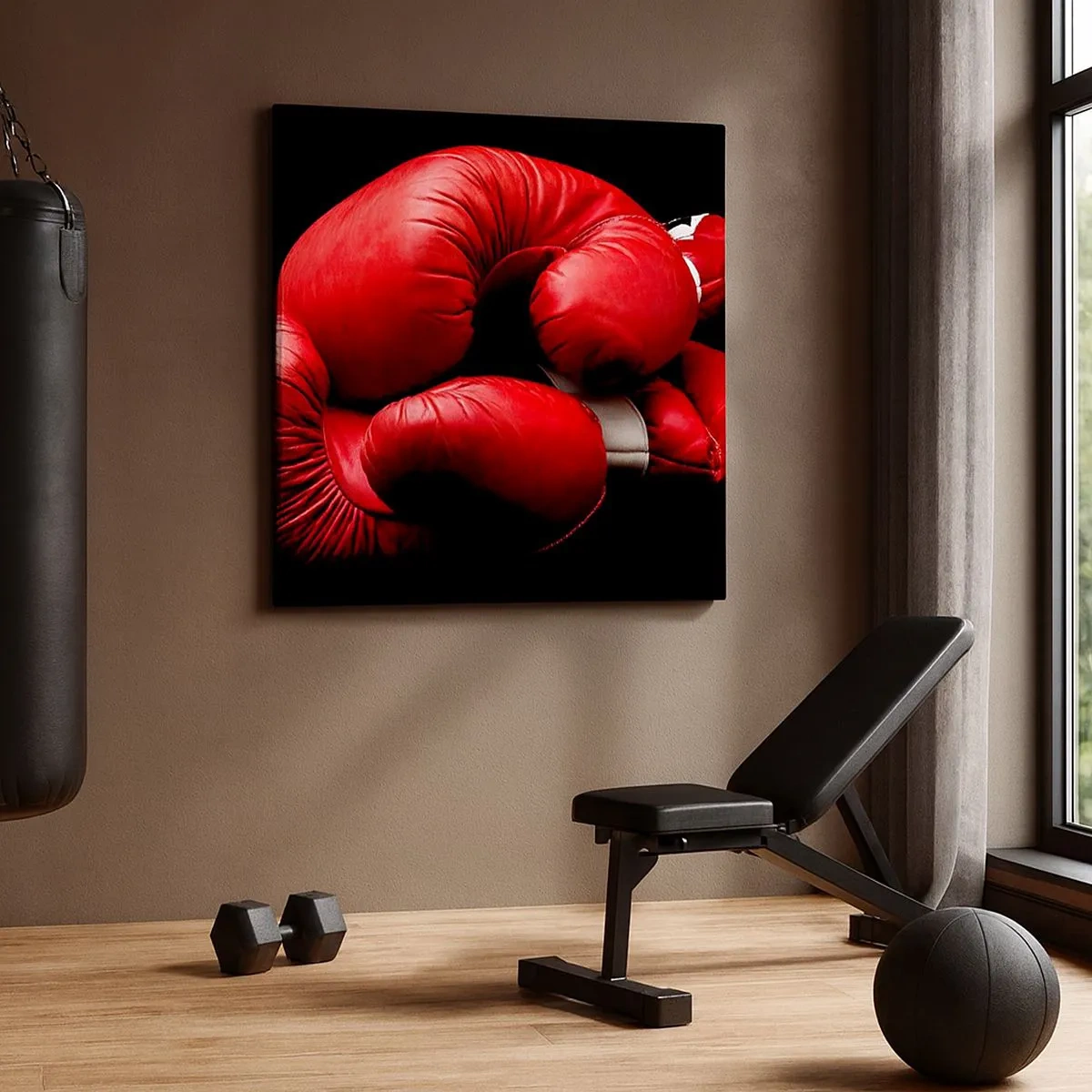 Quadro su tela - Stampe su Tela - Dopo le emozioni del combattimento - 30x30 cm