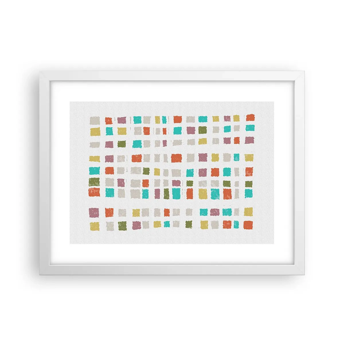 Poster in cornice bianca - Un gioco sconosciuto - 40x30 cm