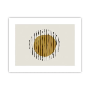 Poster - Astrazione fremente di calore - 40x30 cm