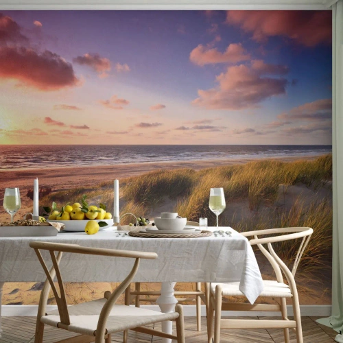Fotomurali Autoadesivo Deluxe Sticker - L'aria già profuma di estate - Paesaggio, Spiaggia, Duna - 300x210 cm