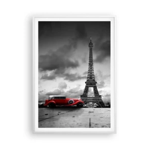 Poster in cornice bianca - Non molto tempo fa a Parigi - 70x100 cm