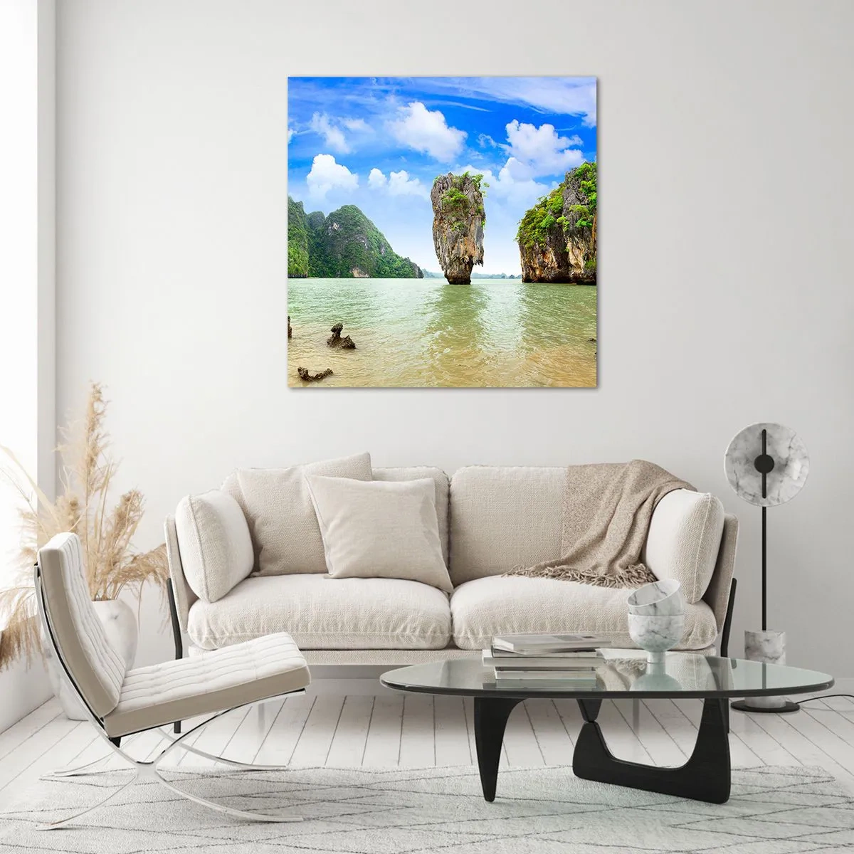 Quadro su vetro - Meraviglie rocciose della natura - 30x30 cm