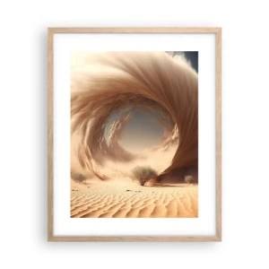 Poster in cornice rovere chiaro - Il portale è aperto - 40x50 cm