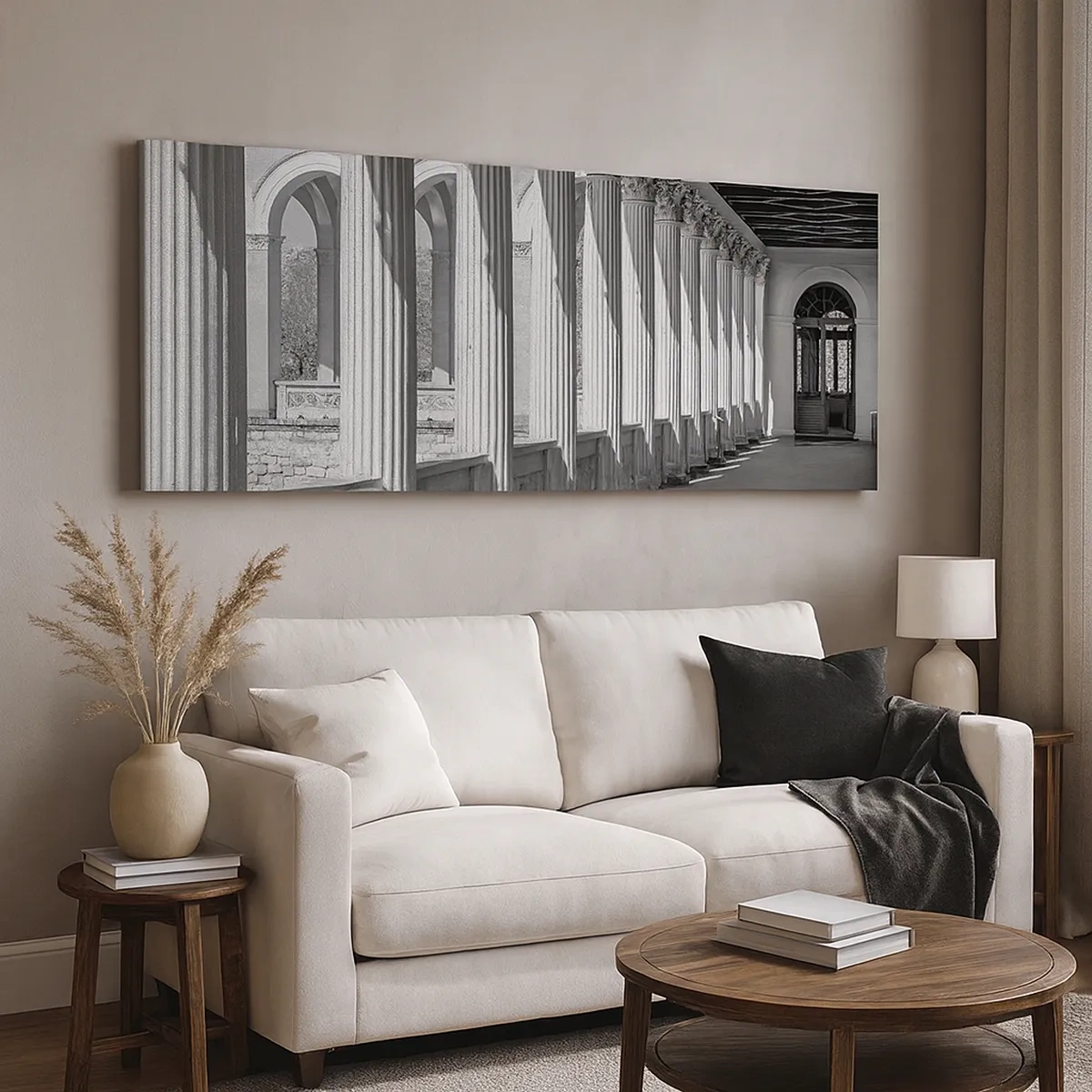 Quadro su tela - Stampe su Tela - Portico soleggiato - 30x30 cm