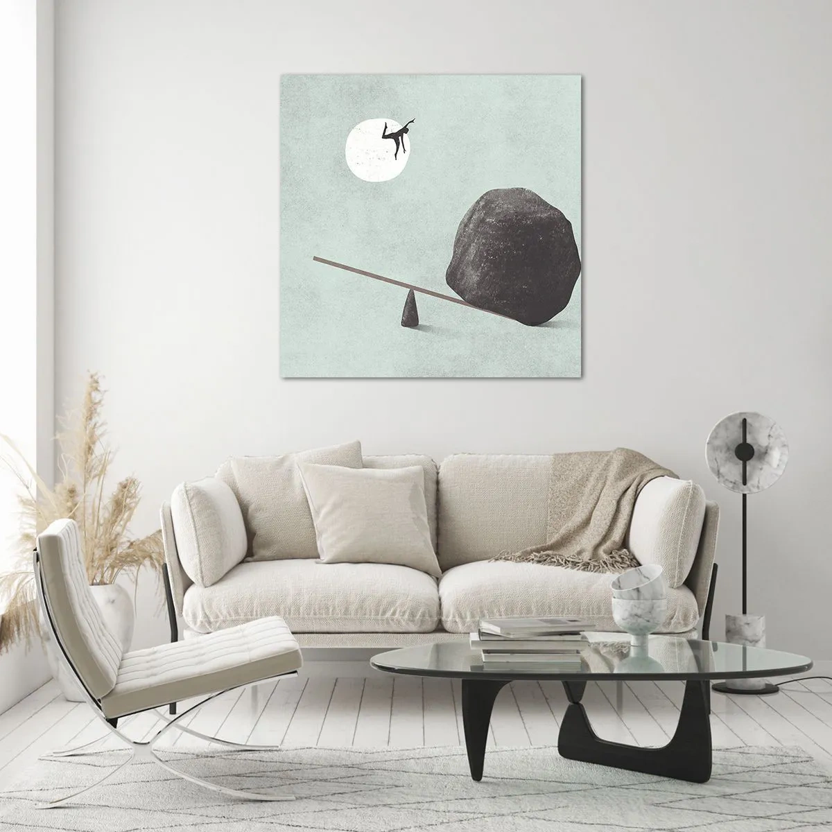 Quadro su vetro - Sogno adempiuto - 70x70 cm