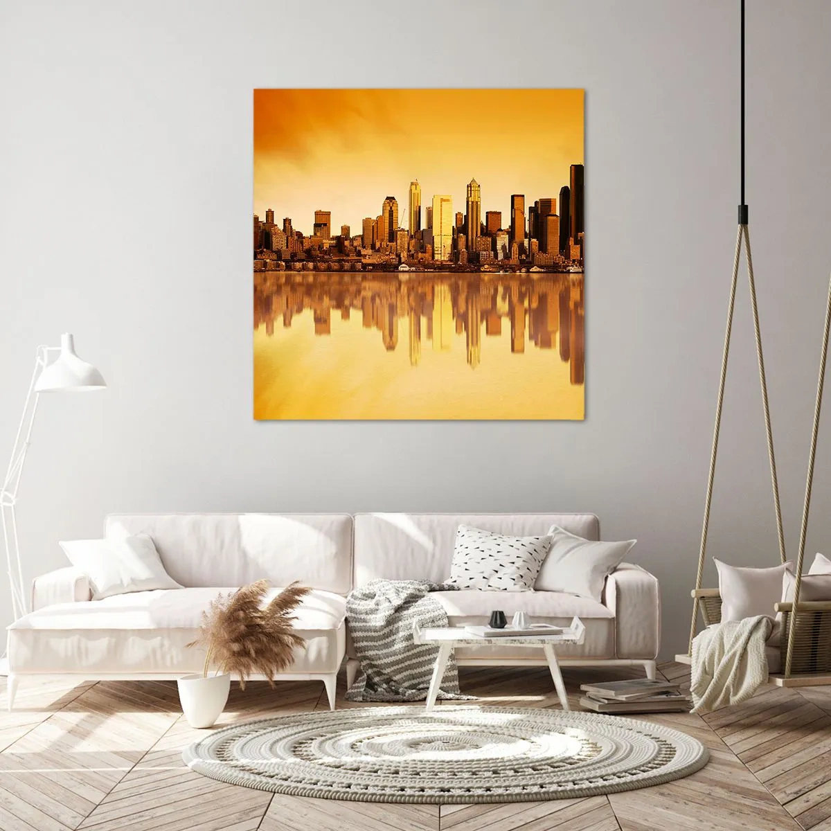 Quadro su tela - Stampe su Tela - Silenzio della metropoli - 50x50 cm