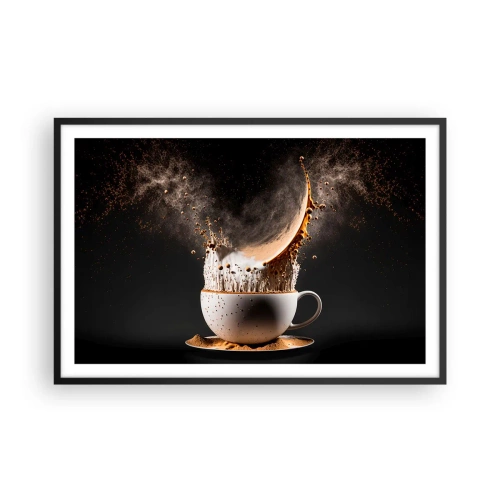 Poster in cornice nera - Esplosione di sapore - 91x61 cm
