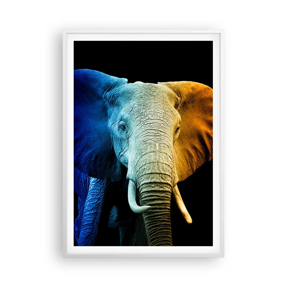 Poster in cornice bianca - Eccentrico, non strano - 70x100 cm