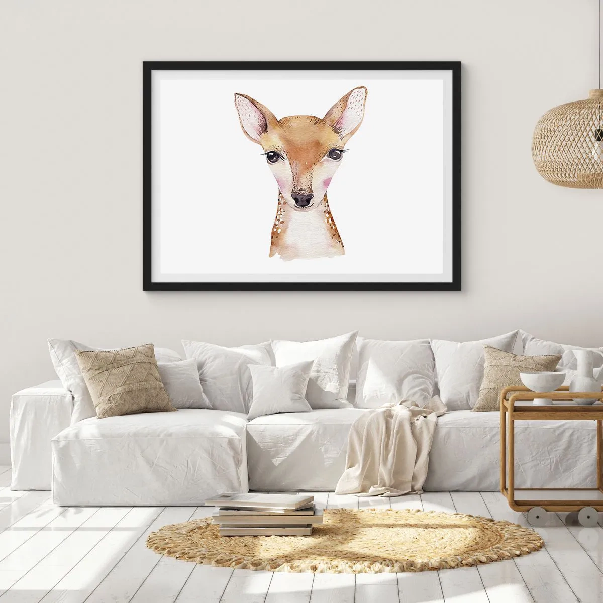 Poster in cornice nera - La natura dell'innocenza - 50x40 cm