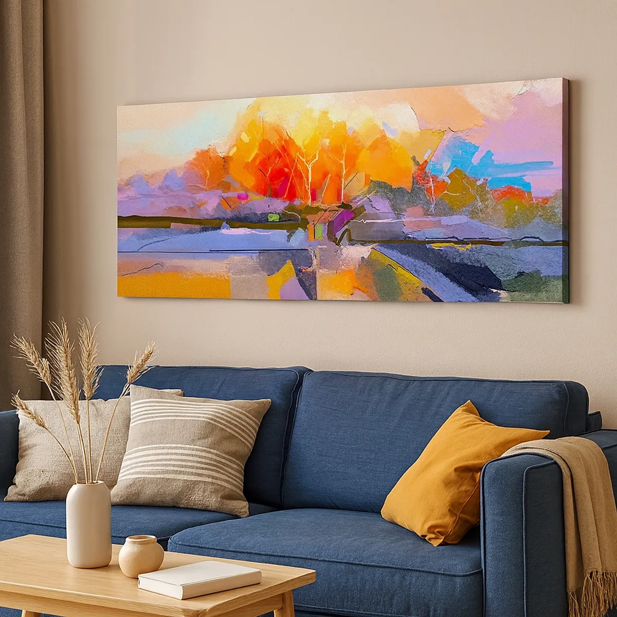 Quadro su tela - Stampe su Tela - Si è fatto autunno - 30x30 cm