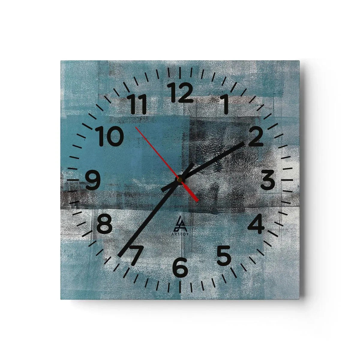 Orologio da parete - Orologio in Vetro - Acqua e aria - 30x30 cm