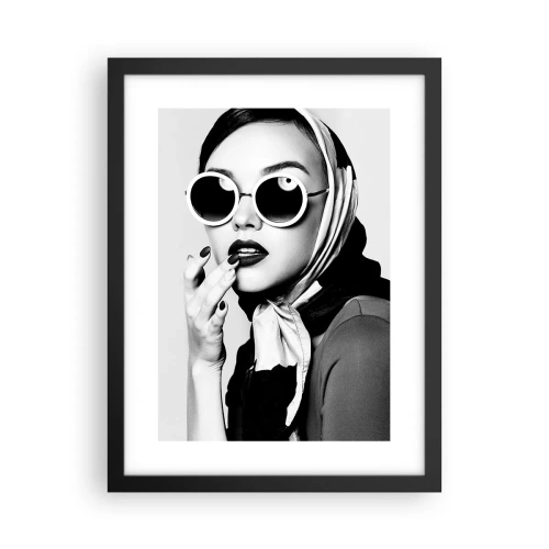 Poster in cornice nera - Saluti dagli anni '60 - 30x40 cm