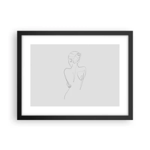 Poster in cornice nera - La musica del corpo - 40x30 cm