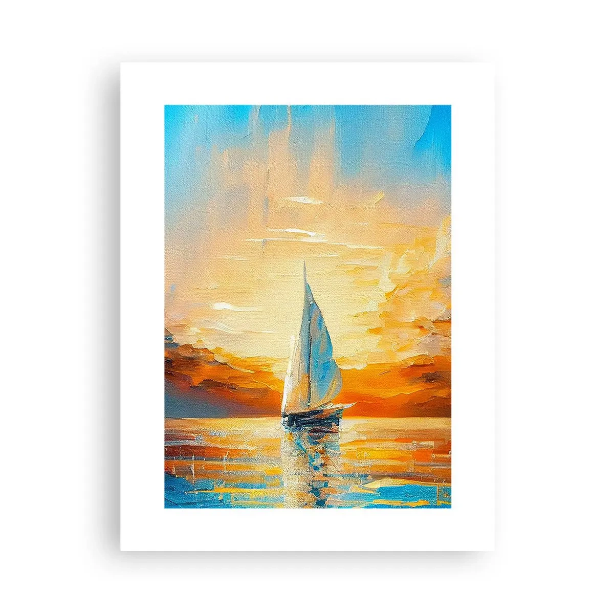 Poster - Navigando nell'oro - 30x40 cm