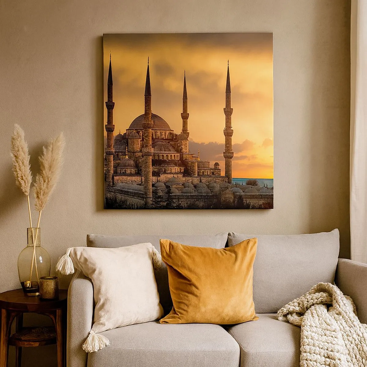 Quadro su tela - Stampe su Tela - Dio è grande - 30x30 cm