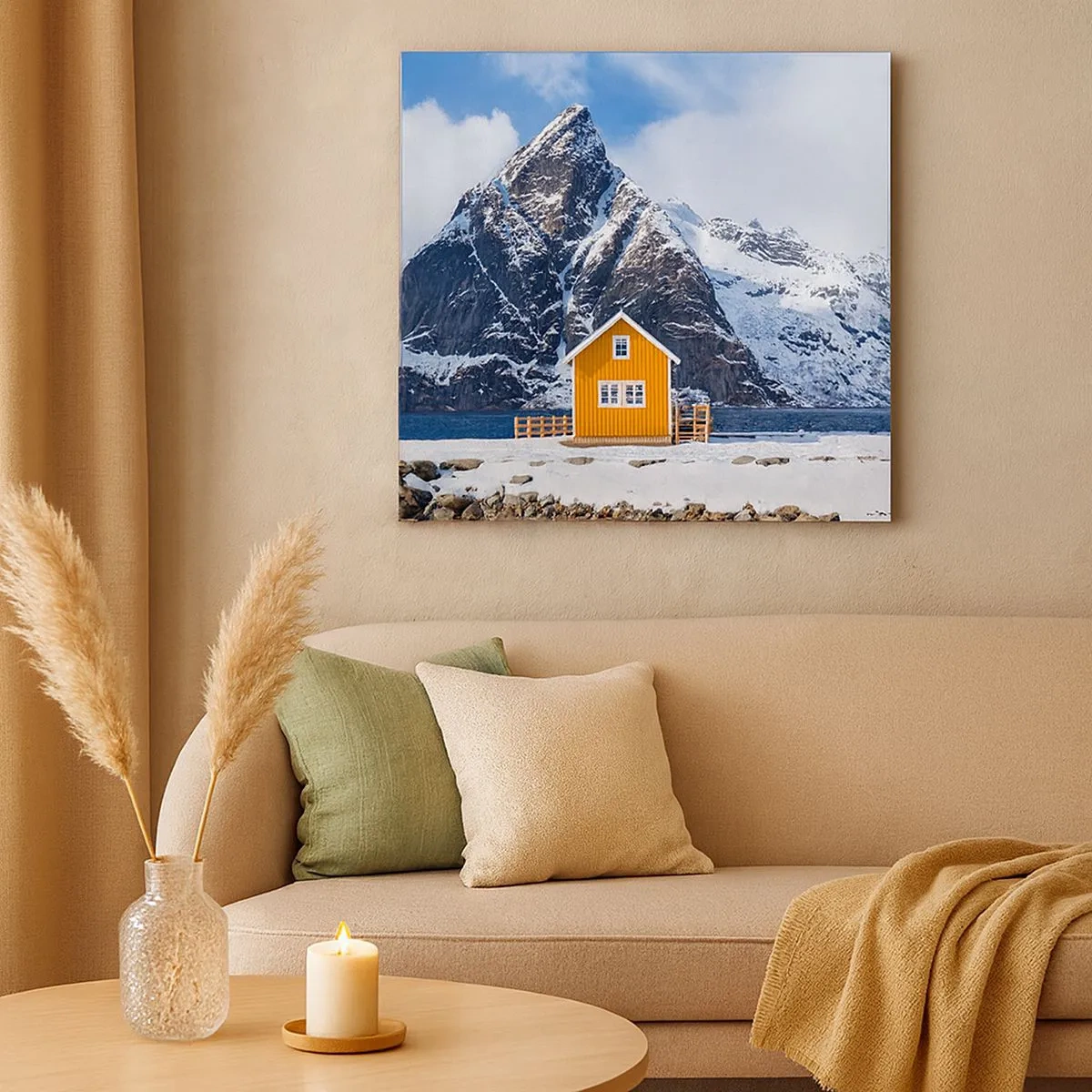 Quadro su tela - Stampe su Tela - Vacanze scandinave - 30x30 cm