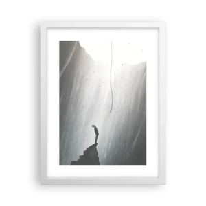 Poster in cornice bianca - C'è sempre una via d'uscita - 30x40 cm