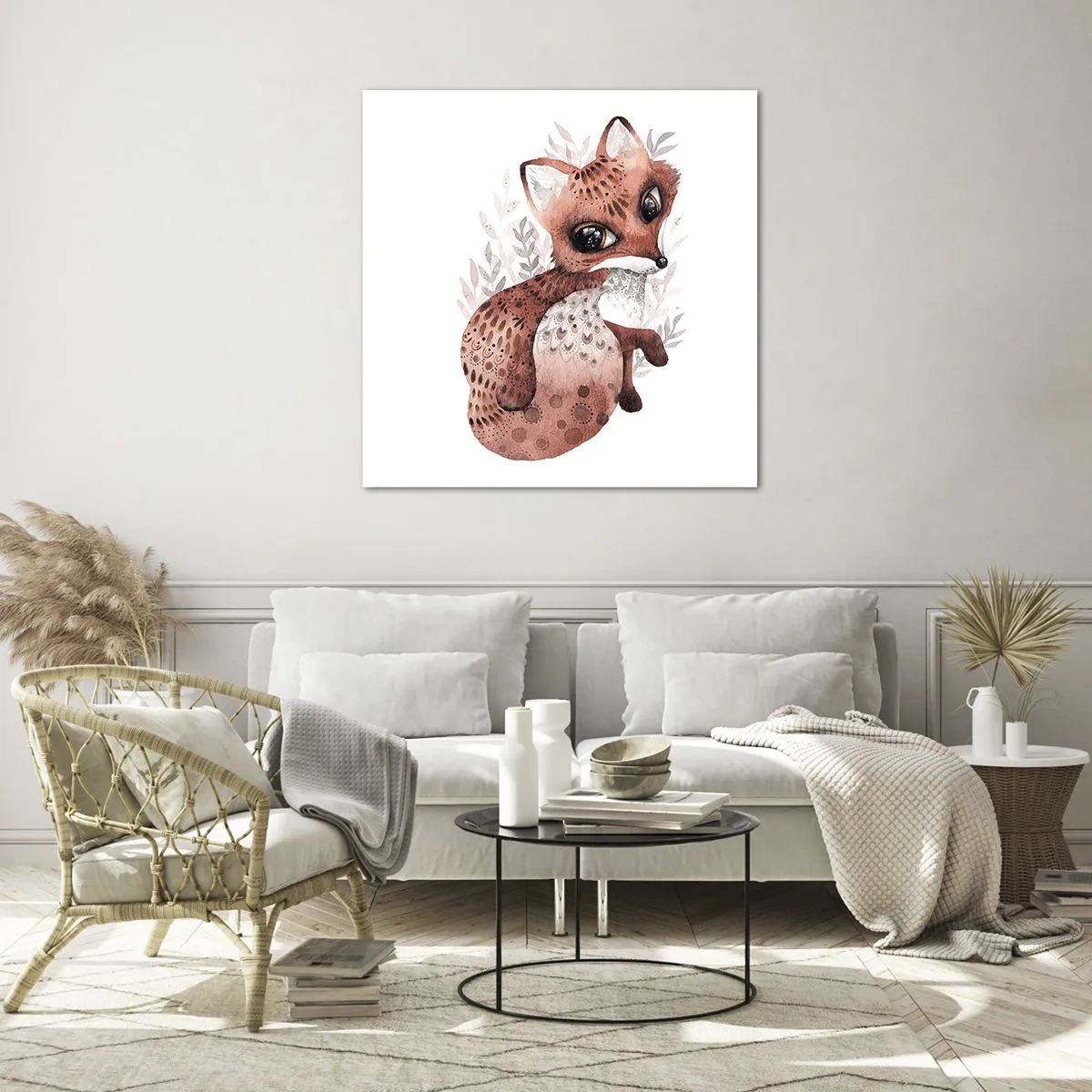 Quadro su vetro - Semplicemente da amare - 60x60 cm