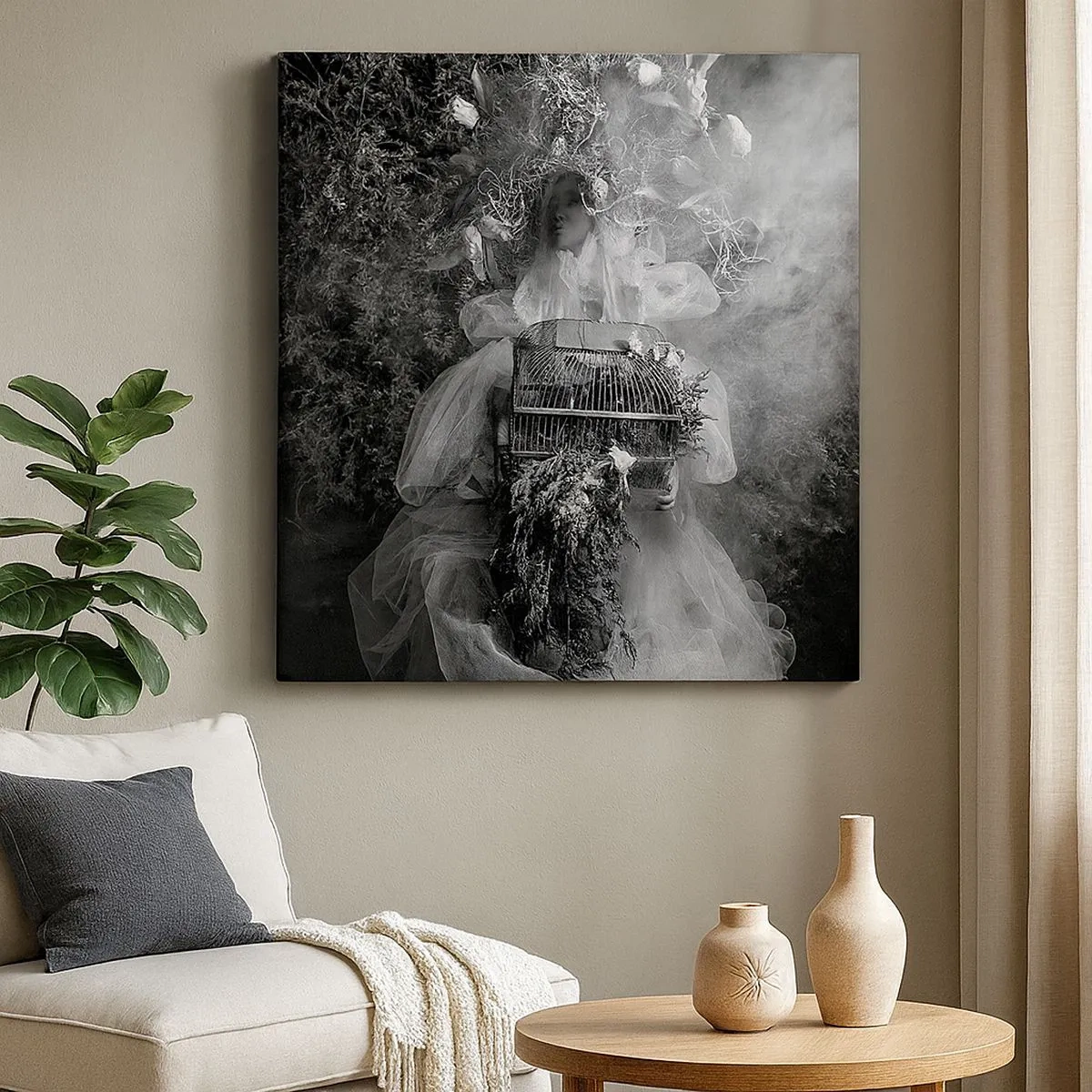 Quadro su tela - Stampe su Tela - Madre natura stessa - 30x30 cm