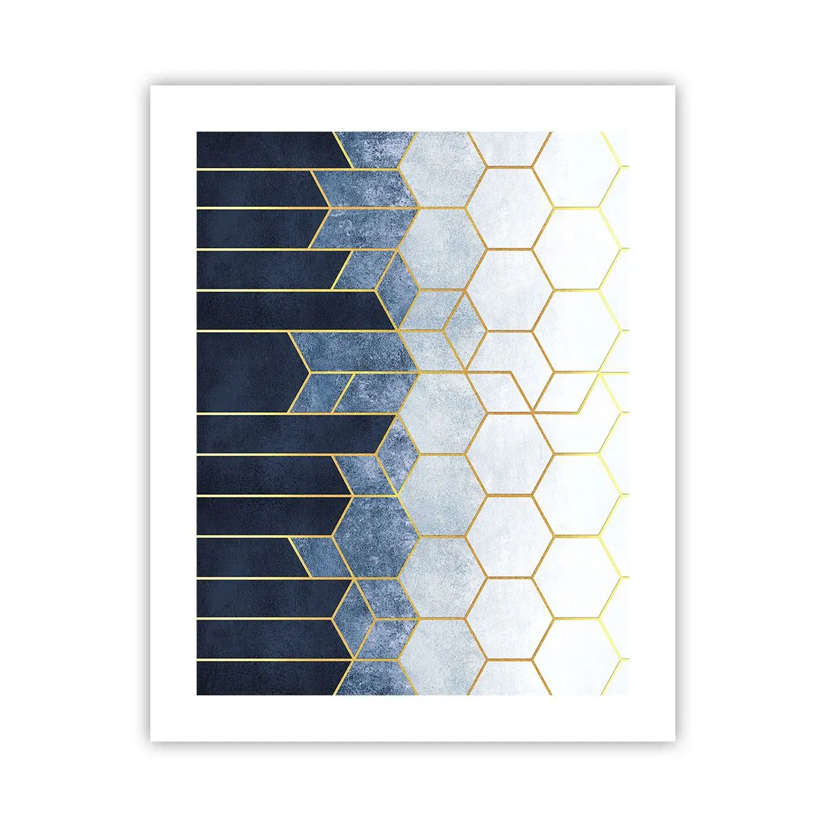 Poster - Composizione a ritmo sincopato - 40x50 cm