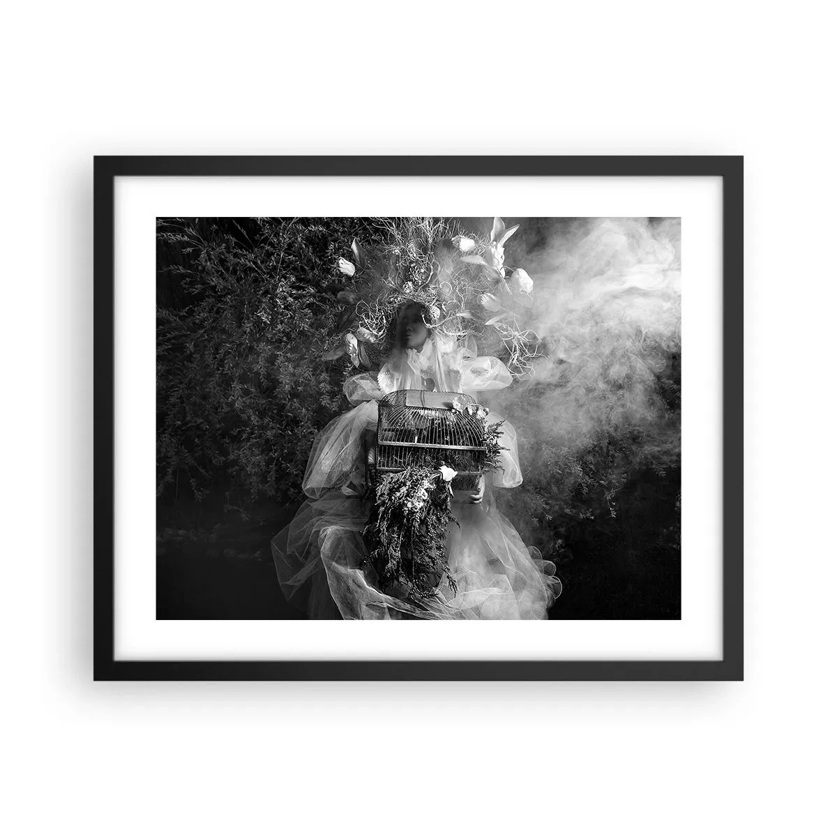 Poster in cornice nera - Madre natura stessa - 50x40 cm