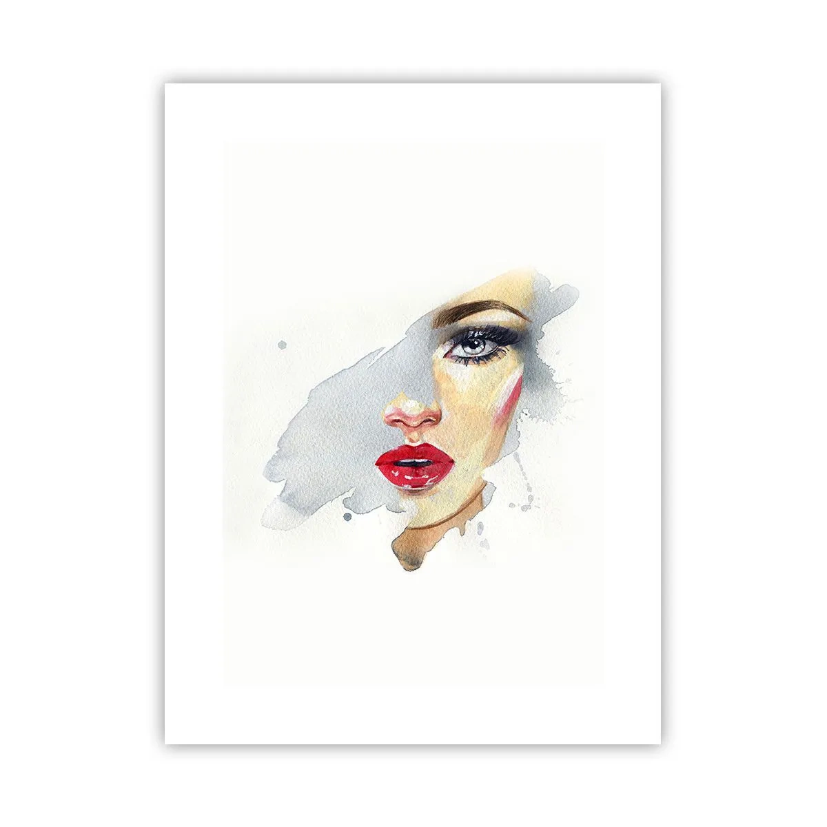 Poster - Riflesso in una goccia d'acqua - 30x40 cm