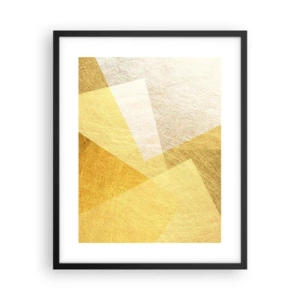 Poster in cornice nera - La pace della geometria - 40x50 cm