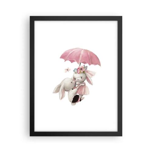 Poster in cornice nera - Questo è proprio amore - 30x40 cm