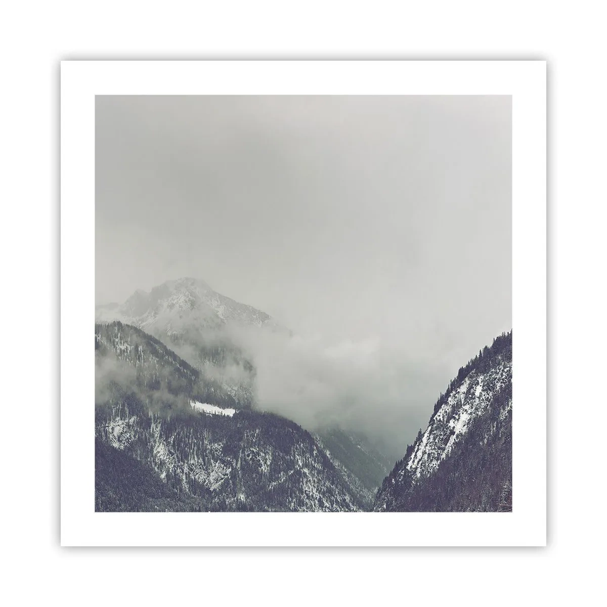 Poster - La valle delle nebbie - 50x50 cm
