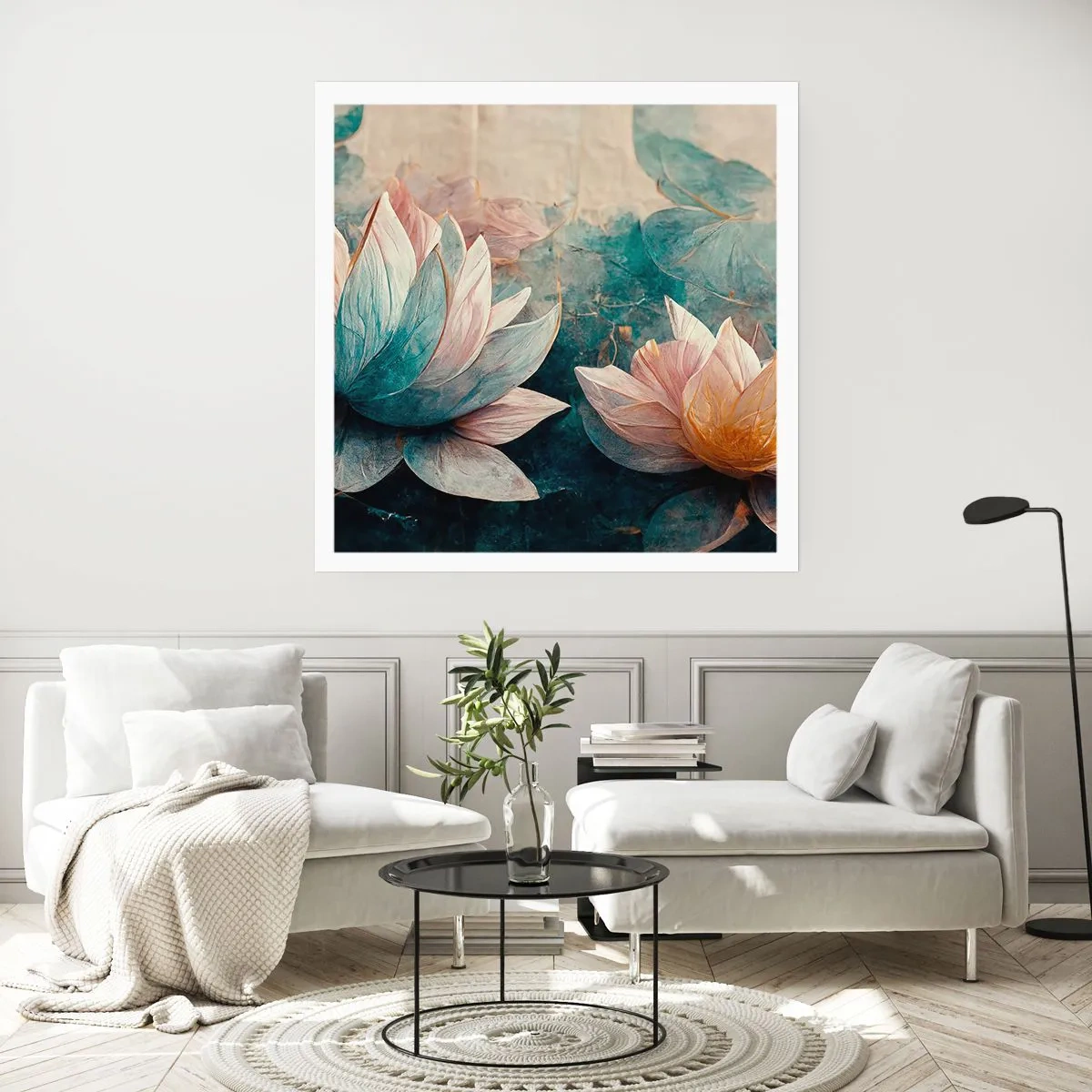 Poster - Le stelle del lago - 30x30 cm