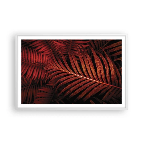 Poster in cornice bianca - Il calore della vita - 91x61 cm