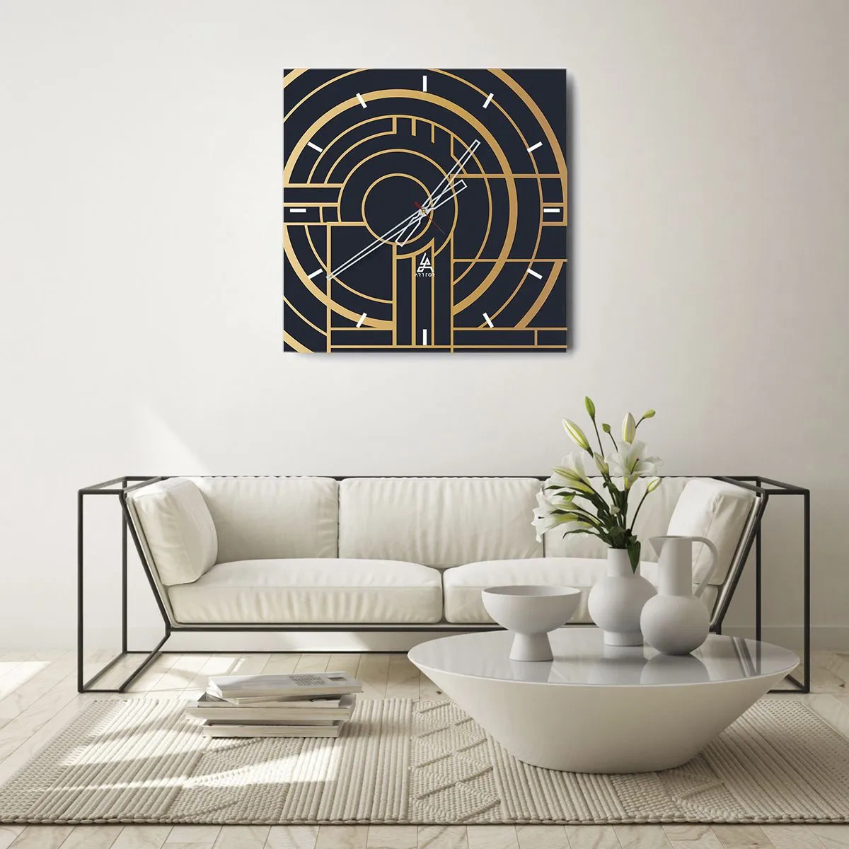 Orologio da parete - Orologio in Vetro - Il giro delle cose - 30x30 cm