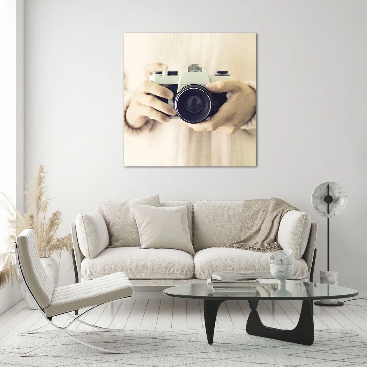 Quadro su vetro - Per vedere meglio... - 30x30 cm